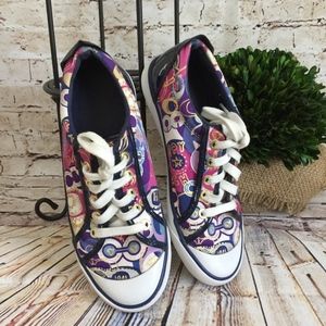 Coach Women's Barrett Blue Sneakers